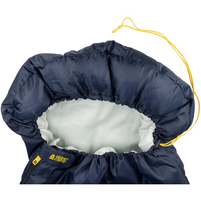 Abbey Camp® Abbey Camp® - Sleeping bag Mummy • MADRID-07 • Navy/Light gray