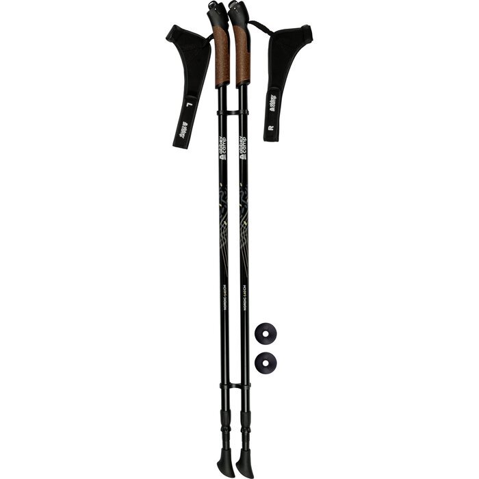 Abbey Camp® Abbey Camp® - Verstellbarer Nordic Walking Stock • GENEVA-140 • Marine/Anthrazit