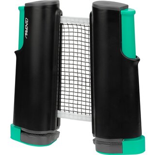 Avento® Filet de tennis de table • ENROULEUR • Noir/Gris