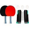 Avento® Avento - Table Tennis Set - COMPLETE - Black/Red