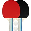 Avento® Avento - Set de tennis de table - MATCHTIME - Noir/Rouge