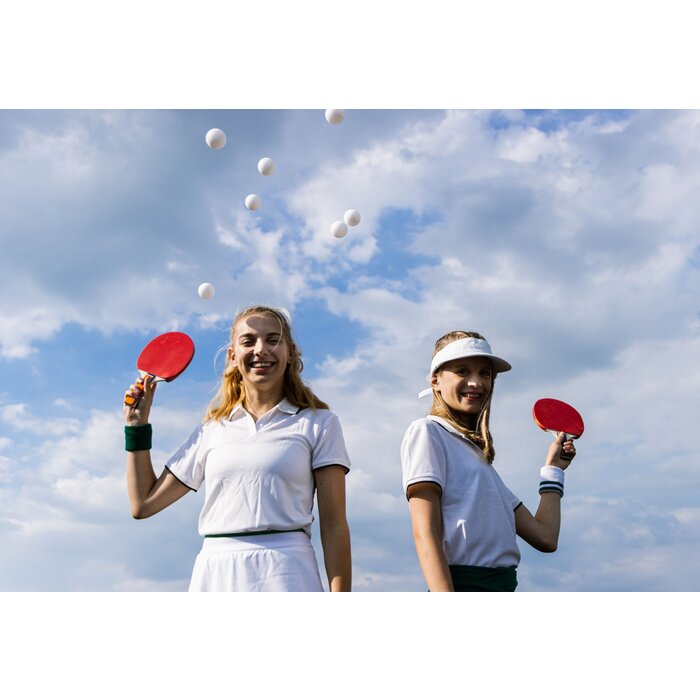 Avento® Avento - Set de tennis de table • MATCHTIME • Noir/Rouge