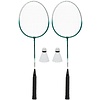 Avento® Avento - Badminton Set Steel - POWER SPEED - Silver/Green