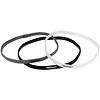 Avento® Avento - Sports Hairband Elastic - 3 Pieces - BLACK