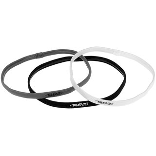 Avento® Avento – Sport-Haarband Elastisch – 3 Stück – SCHWARZ