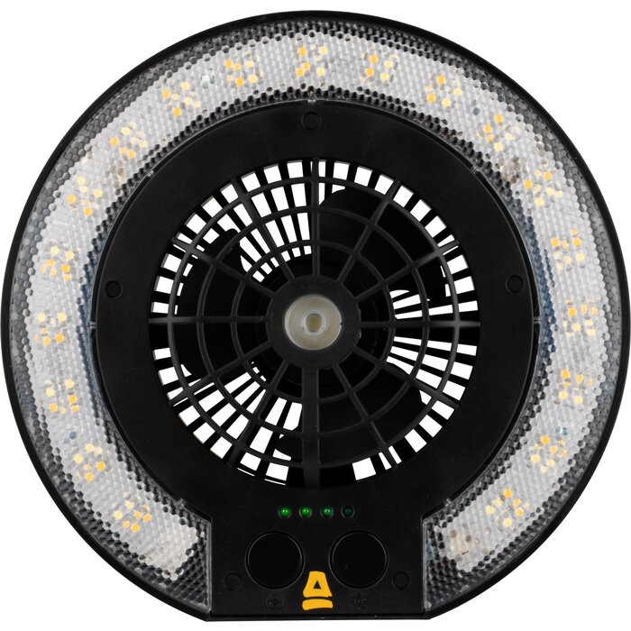 Abbey Camp® Abbey Camp® - 3-in-1 LED Lamp met ventilator • MONSERRAT-020 • Zwart
