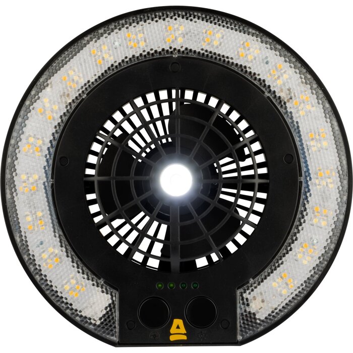 Abbey Camp® Abbey Camp® - Lamp - 3-in-1-LED-Lampe mit Ventilator • MONSERRAT-020 • Schwarz