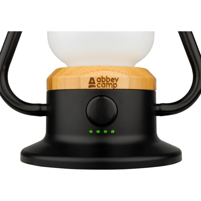 Abbey Camp® Abbey Camp® - LED Lantaarn Retro Large • OSLO-279 • Zwart