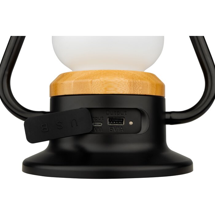 Abbey Camp® Abbey Camp® - LED Lantern Retro Large • OSLO-279 • Black