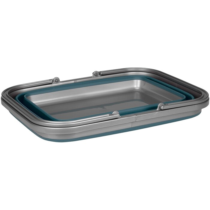 Abbey Camp® Abbey Camp® - Spülschüssel Klappbar 16 Liter • ANNENCY-016 • Blau/Grau