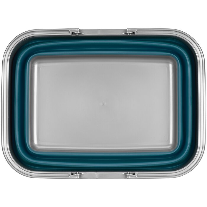 Abbey Camp® Abbey Camp® - Bol à vaisselle Pliable 16 litres • ANNENCY-016 • Bleu/Gris