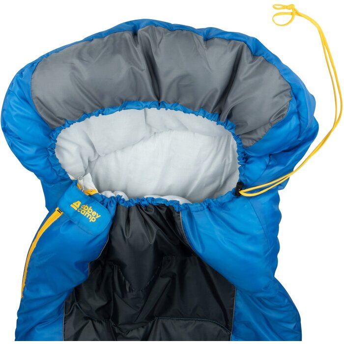 Abbey Camp® Abbey Camp® - Slaapzak Mummie • BERLIN-01 • Blauw/Antraciet