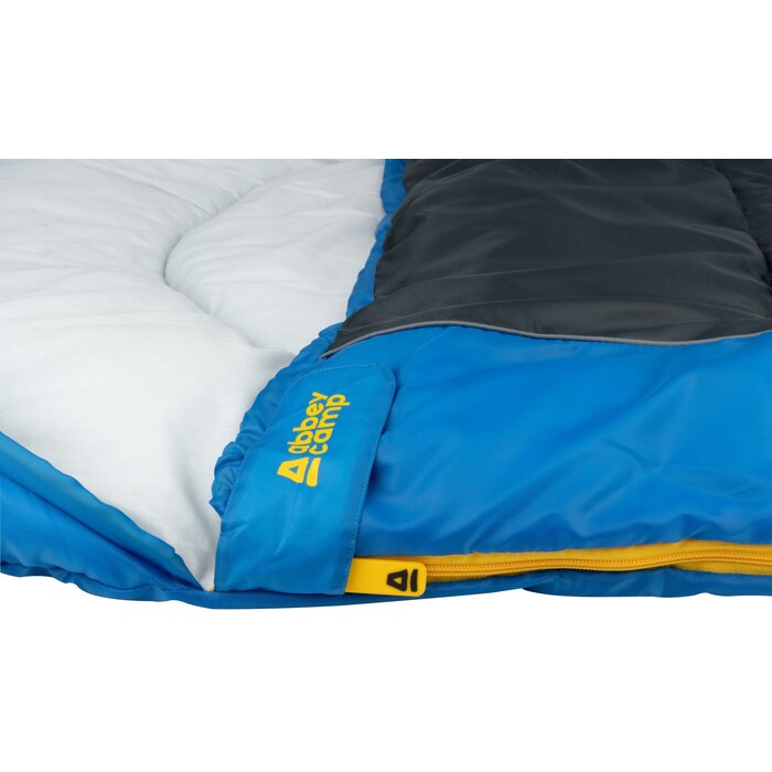 Abbey Camp® Abbey Camp® - Slaapzak Mummie • BERLIN-01 • Blauw/Antraciet