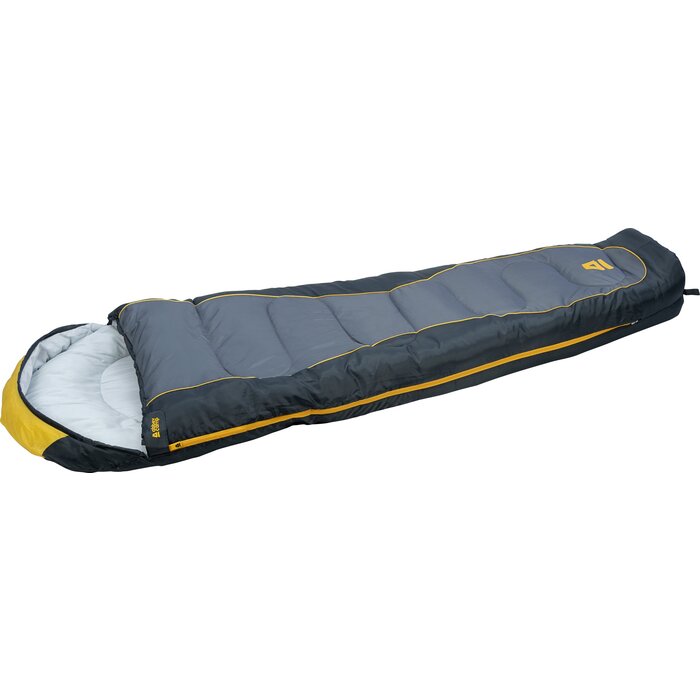 Abbey Camp® Abbey Camp® - Sac de couchage Mummie • BERLIN-01 • Anthracite/Gris