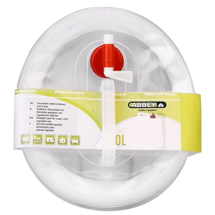 Abbey Camp® Abbey Camp® - Wasserbehälter 10 Liter • MONTREUX-010 • Transparent