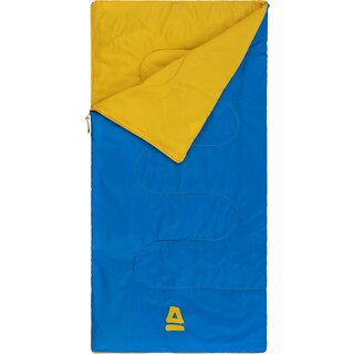 Abbey Camp® Schlafsack Junior • TIMBUKTU-11 • Kobalt/Gelb