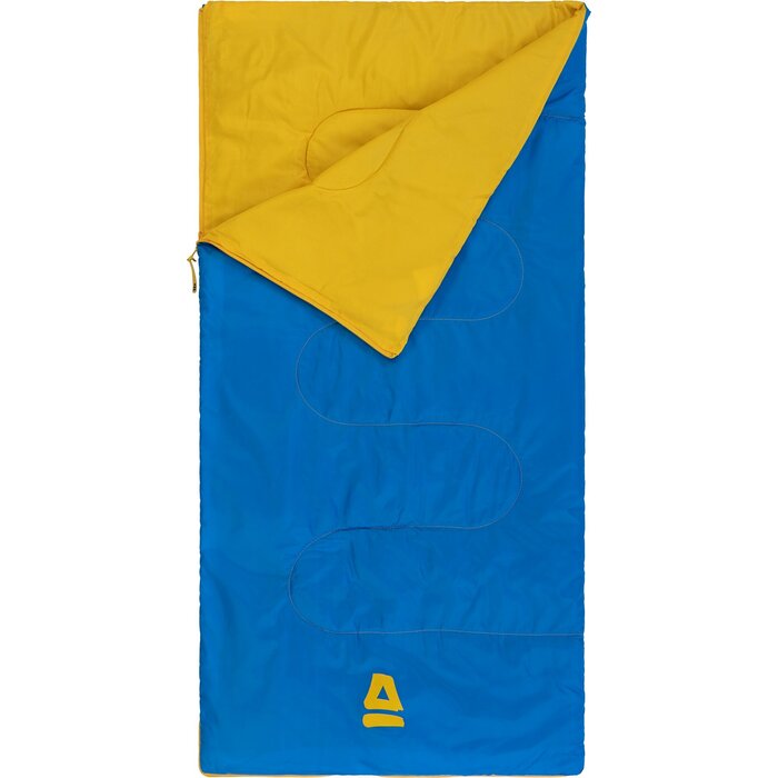 Abbey Camp® Abbey Camp® - Schlafsack Junior • TIMBUKTU-11 • Kobalt/Gelb