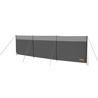 Abbey Camp® Brise-vent 5 mètres • Chicago-500 • Gris/Gris clair
