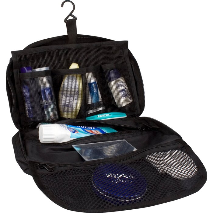 Abbey Camp® Abbey Camp® - Sac de toilette • Travel • DUBAI-250 • Noir