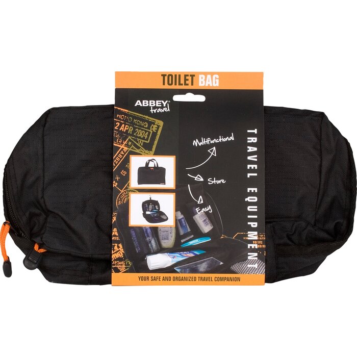 Abbey Camp® Abbey Camp® - Toilettas • Travel • DUBAI-250 • Zwart