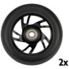 Black Dragon® Black Dragon - Stuntstep Räder Set - SPOKED ALU - Schwarz
