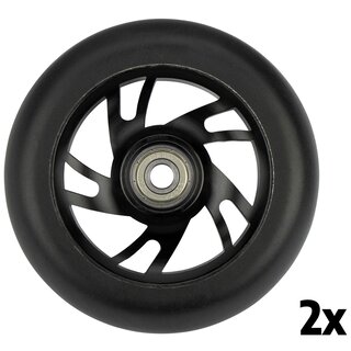 Black Dragon® Black Dragon® - Stuntstep Wielen Set • SPOKED ALU • Zwart