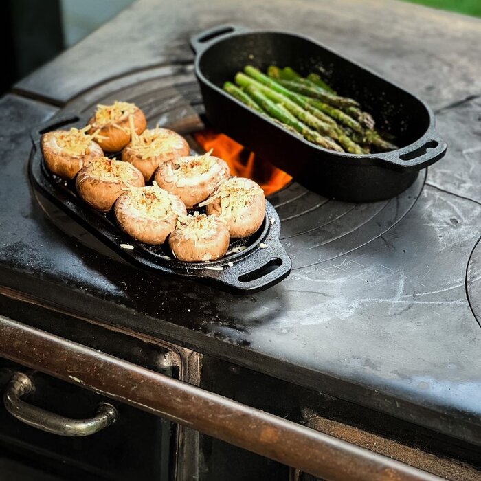 Valhal Outdoor Valhal Outdoor - Dutch Oven/2 Skillets - 1L - Ovaal