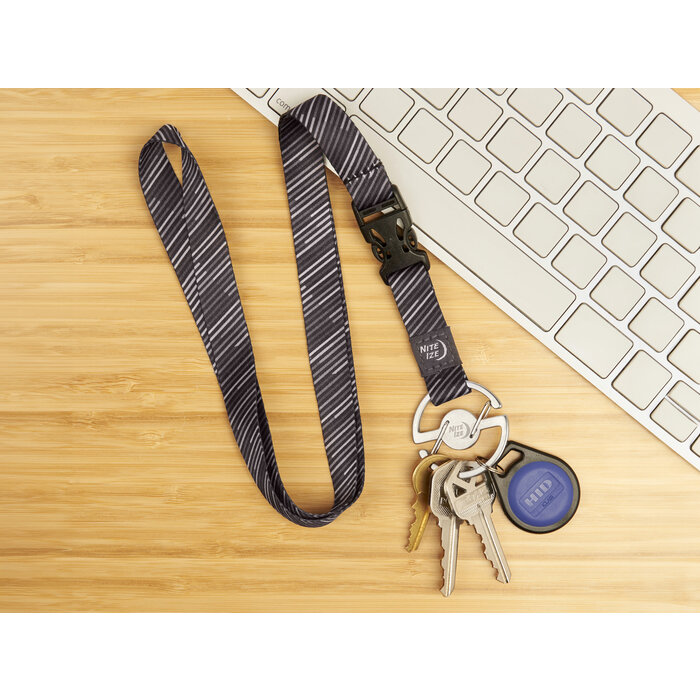 Nite Ize Nite Ize - Medallion - Key Lanyard - Karabiner Silber
