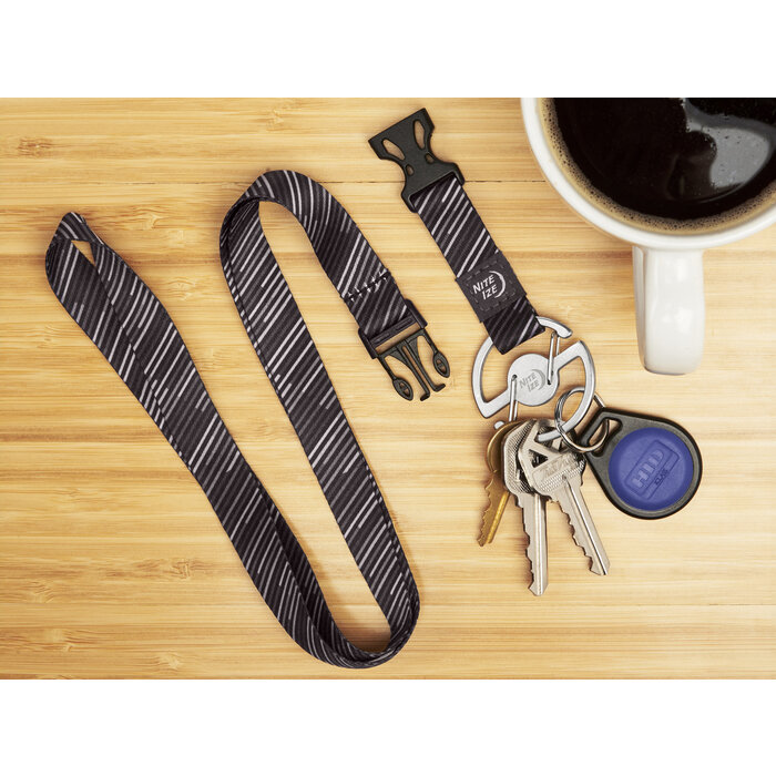 Nite Ize Nite Ize - Medallion - Key Lanyard - Karabiner Silber