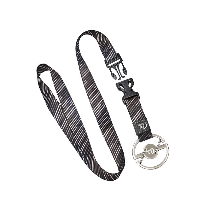 Nite Ize Nite Ize - Medallion - Key Lanyard - Karabiner Silber