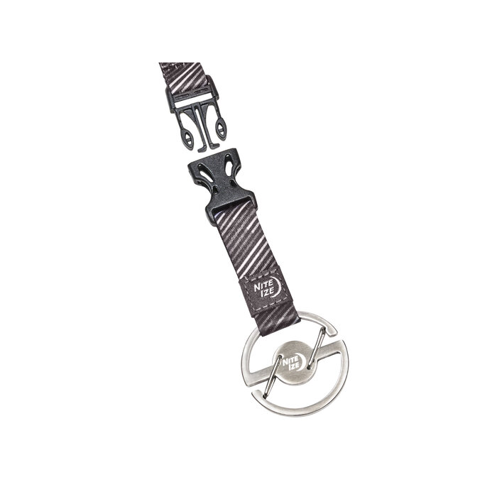 Nite Ize Nite Ize - Medallion - Key Lanyard - Karabiner Silber