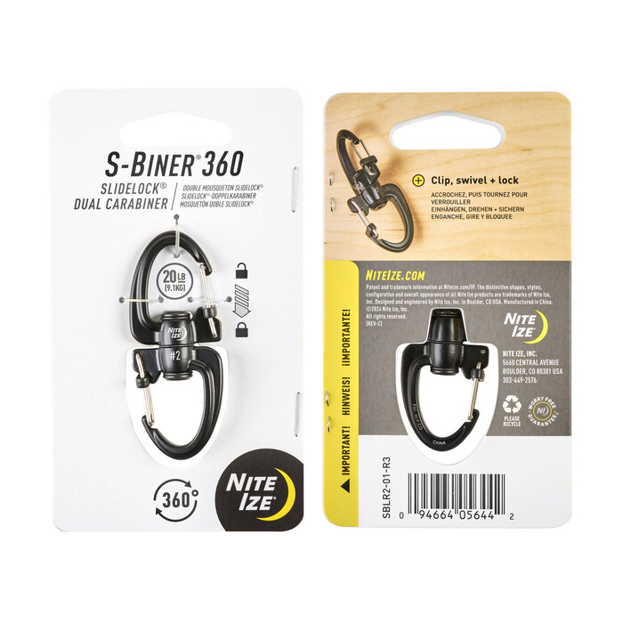Nite Ize Nite Ize - S-Biner 360 - Mousqueton #2