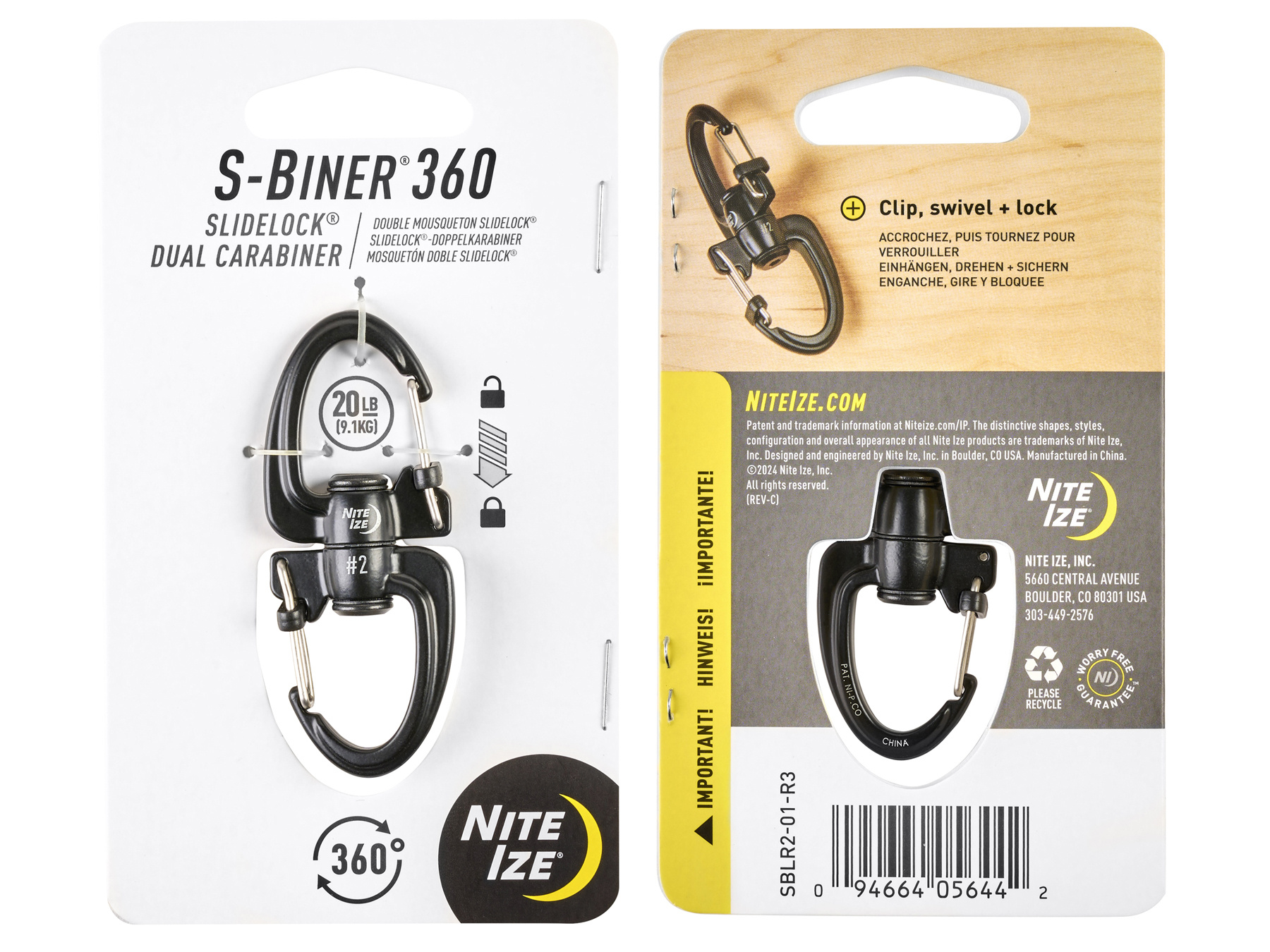 Nite Ize Nite Ize - S-Biner 360 - Karabiner #2