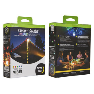 Nite Ize Nite Ize - Radiant Starlit - Wiederaufladbares Lichtkabel - Disco