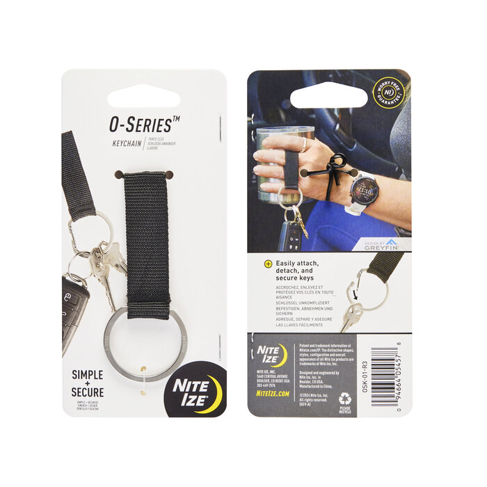 Nite Ize Nite Ize - O-Series - Keychain Black