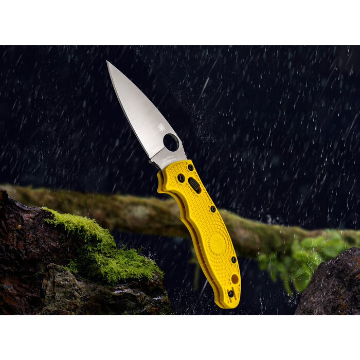 Spyderco Spyderco - Manix 2 Lightweight Salt Yellow - CPM Magnacut