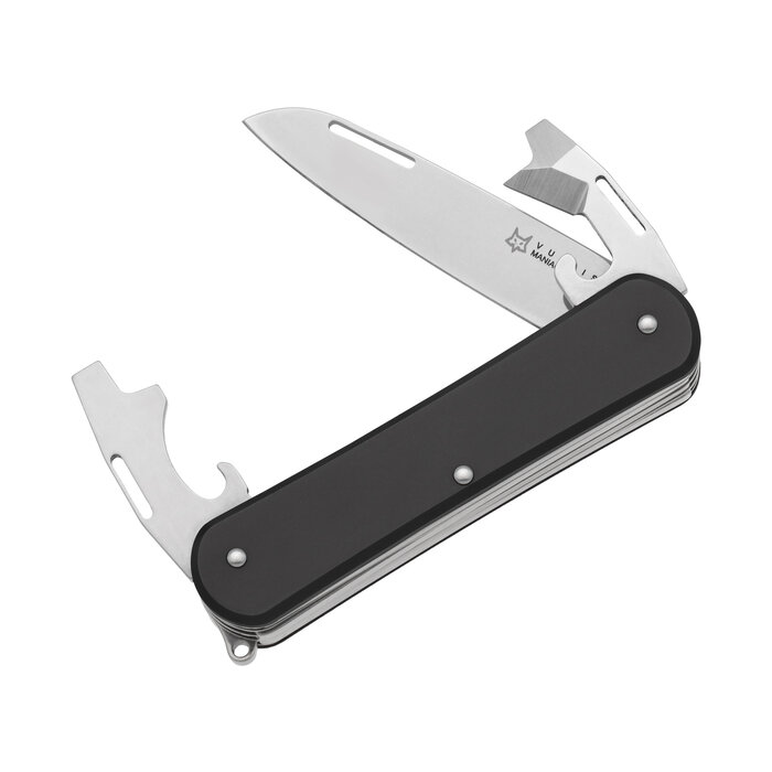 Fox Cutlery Fox - Vulpis - Zakmes 2 Tools - Zwart