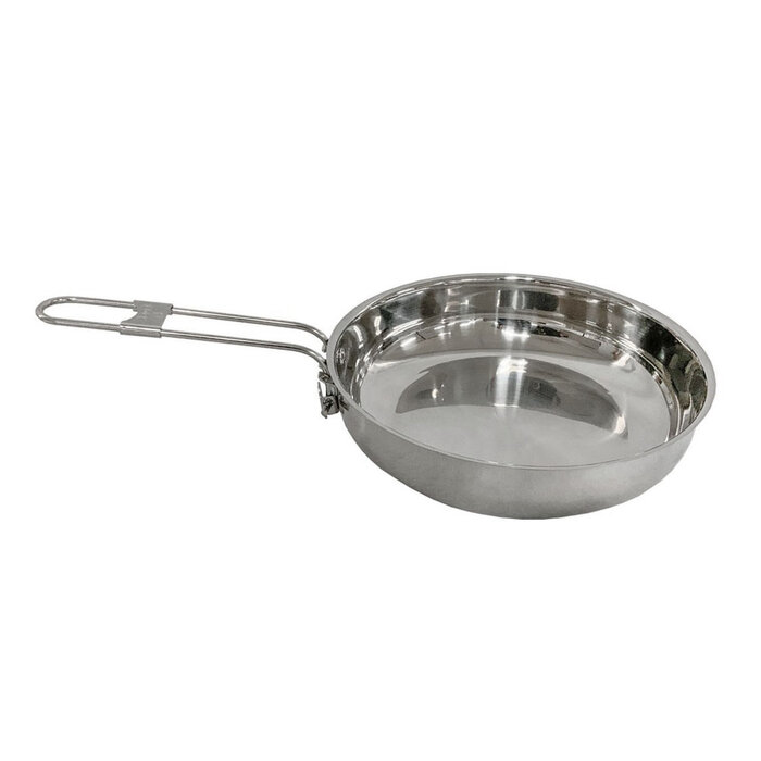 Pathfinder Pathfinder - Foldable stainless steel Frying pan with lid