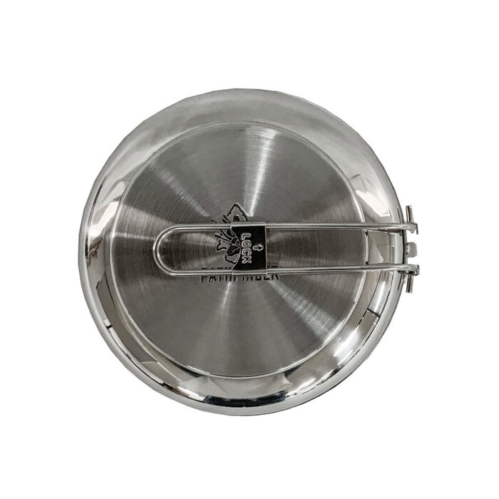 Pathfinder Pathfinder - Foldable stainless steel Frying pan with lid