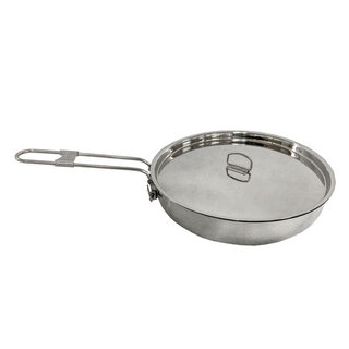 Pathfinder Pathfinder - Opvouwbare RVS Koekenpan met deksel