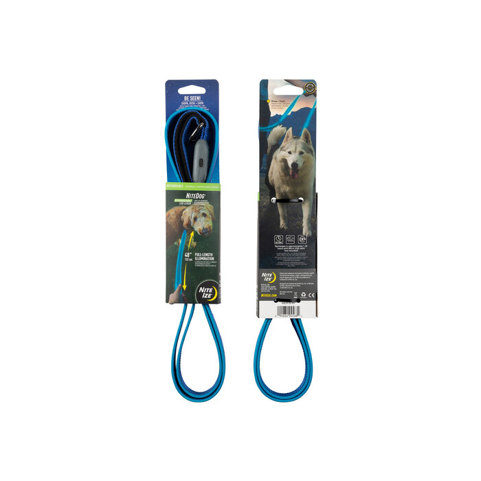 Nite Ize Nite Ize - NiteDog - LED Ceinture rechargeable - Bleu - 122CM