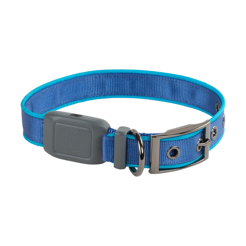 Nite Ize Nite Ize NiteDog LED Halsband Oplaadbaar Blauw M