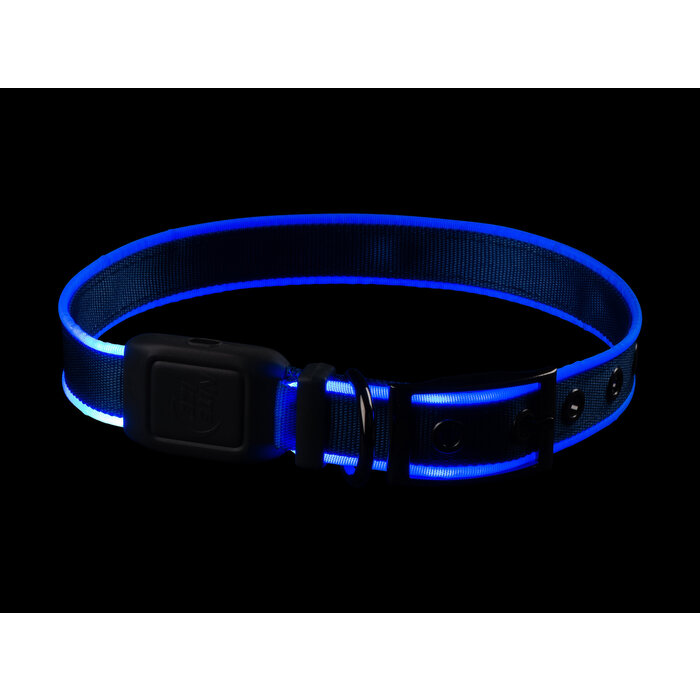 Nite Ize Nite Ize - NiteDog - LED Halsband Oplaadbaar - Blauw - L