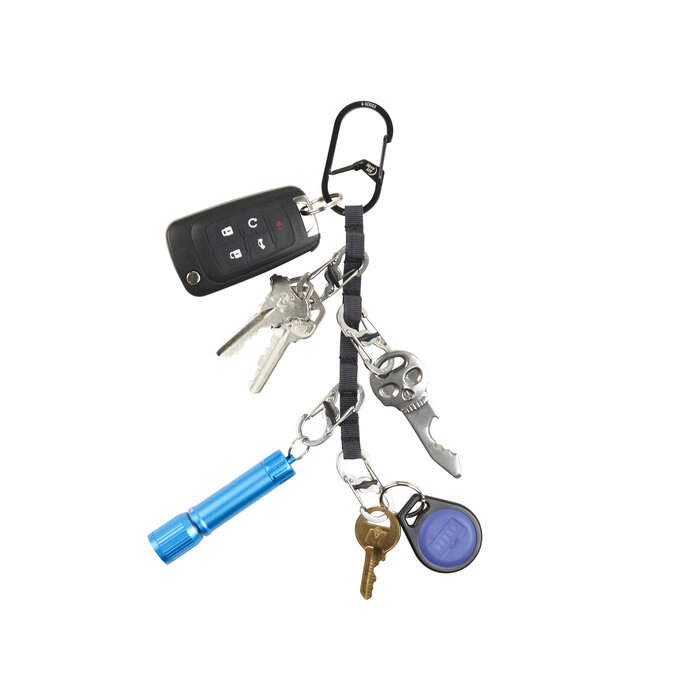 Nite Ize Nite Ize - Gearline - Mini-Schlüsselanhänger - Schwarz