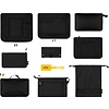 Abbey Camp® Valise Organizers 10-Set • HOUSTON-010 • Noir