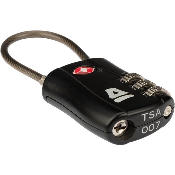 Abbey Camp® Abbey Camp® - 3-Digit Travel Lock - Set of 2 • HONGKONG-002 • Black