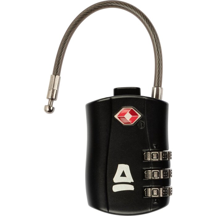 Abbey Camp® Abbey Camp® - 3-Cijferig Reisslot - Set van 2 • HONGKONG-002 • Zwart