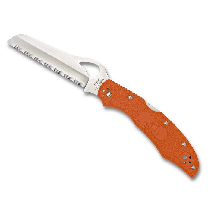 Spyderco Spyderco - Byrd Cara Cara 2 Rescue - Orange - 8Cr13MoV SE
