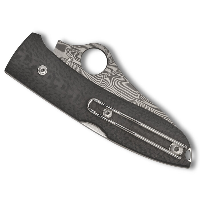 Spyderco SpSpyderco - SpyOpera - Carbon Fiber Damasteel PE - Sprint Run