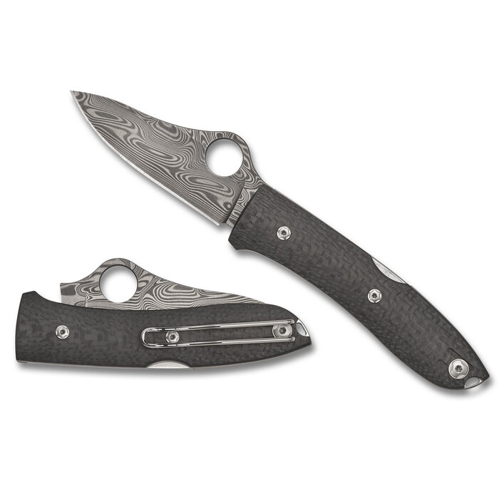 Spyderco Spyderco - SpyOpera - Carbon Fiber Damasteel PE - Sprint Run
